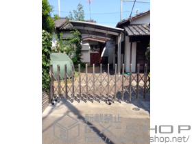 のカーゲート アルシャインII M型 Aタイプ ノンレール 片開き 施工例