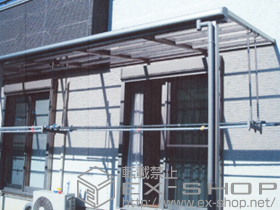 のテラス屋根 ライザーテラスII F型 テラスタイプ 連棟 積雪〜20cm対応 施工例