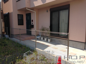 のフェンス・柵 ハイグリッドフェンスN1型 間仕切タイプ 施工例