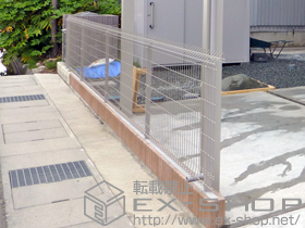 のフェンス・柵 メッシュフェンス G10-R 施工例