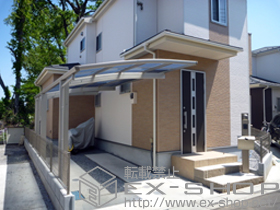 のカーポート レイナポートグラン 延長　積雪〜20cm対応 施工例