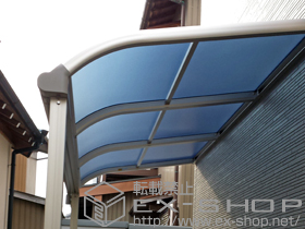 のテラス屋根 プレシオステラス R型 テラスタイプ 単体 積雪〜20cm対応 施工例