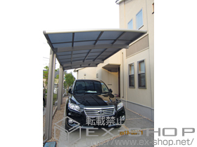 のカーポート カーブポートシグマIII 延長 積雪〜30cm対応 施工例