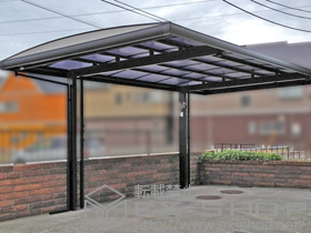 のカーポート キューブポートプラス 耐風圧強度仕様 積雪〜20cm対応 施工例