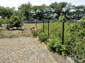 のフェンス・柵 メッシュフェンス G10 施工例