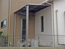 のテラス屋根 ライザーテラスII F型 テラスタイプ 単体 積雪〜20cm対応 施工例