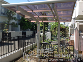 のサイクルポート・駐輪場 レイナポートグランミニ 積雪〜20cm対応 施工例