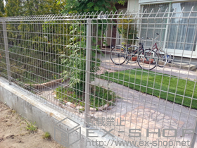 のフェンス・柵 メッシュフェンス G10 施工例