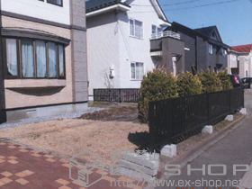 のフェンス・柵 ハイミレーヌR4型フェンス 施工例