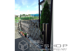 のカーゲート トリップゲート PA型 ノンレール 片開き 施工例