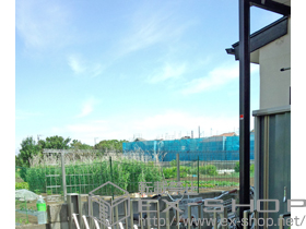 のフェンス・柵 イーネットフェンス1F型 自由柱タイプ 施工例