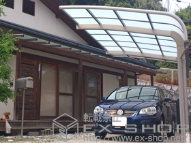 のカーポート テールポートシグマIII 積雪〜30cm対応 施工例