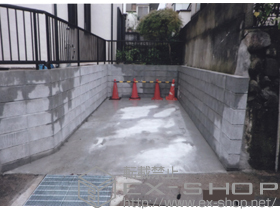 のフェンス・柵 ハイサモア フリーポールタイプ 施工例