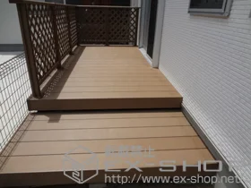 LIXIL ���N�V��(�g�X�e��)�̃E�b�h�f�b�L ���R�X�e�[�WII+�f�b�L�t�F���X+�f�b�L�t�F���X �{�H��