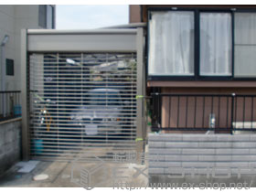 のガレージシャッター シャッターゲート FX1型 手動式 施工例