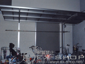 のカーポート レイナポートグラン　積雪〜20cm対応+水平式物干し カーポート柱用 施工例