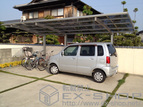 のカーポート レイナポートグラン 延長　積雪〜20cm対応 施工例