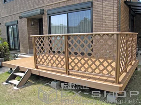 LIXIL ���N�V��(�g�X�e��)�̃E�b�h�f�b�L ���R�X�e�[�WII�{�f�b�L�t�F���X �t���b�g���`�X�p�l��[�e�ڃ^�C�v]�{�X�e�b�v 2�i �{�H��