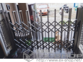 のカーポート トリップゲート ペットガード型 ノンレール 片開き 施工例