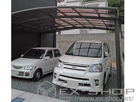 のカーポート カーブポートシグマIII ワイド 積雪〜30cm対応 施工例