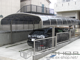 のカーポート テールポートシグマIII ワイド 積雪〜30cm対応 施工例