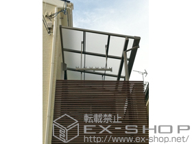 のバルコニー・ベランダ屋根 ライザーテラスII F型 屋根タイプ 単体 積雪〜20cm対応 施工例