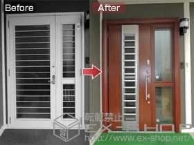 LIXIL ���N�V��(�g�X�e��)�̌��փh�A ���V�F���gk4�d�l�@22�Ȉ՗[�Б����V�tL�@001�^ �{�H��