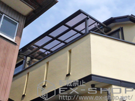 のバルコニー・ベランダ屋根 パワーアルファ F型 屋根タイプ 単体 積雪〜30cm対応 施工例