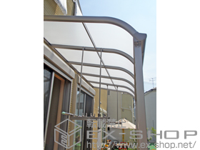 のテラス屋根 パワーアルファ RB型 テラスタイプ 単体 積雪〜30cm対応 施工例