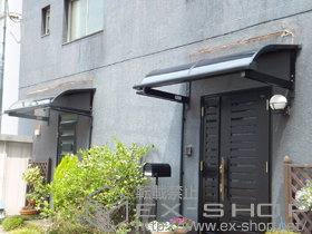 のバルコニー・ベランダ屋根 ライザーテラスII R型 ルーフタイプ 単体 積雪〜20cm対応 施工例