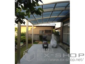 YKKAPのカーポート レイナベーカポートグラン 延長 積雪〜20cm対応 施工例