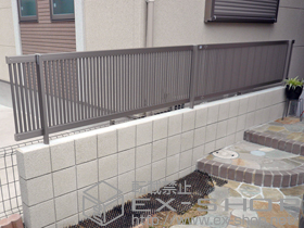 のフェンス・柵 シャレオR2型フェンス 施工例