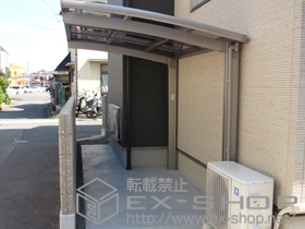 のサイクルポート・駐輪場 カーブポートシグマIII ミニ 積雪〜20cm対応 施工例