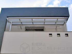 のバルコニー・ベランダ屋根 ヴェクターテラス F型 屋根タイプ 単体 積雪〜20cm対応 施工例