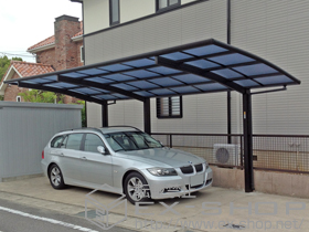 のカーポート レイナポートグランZ 延長　積雪〜20cm対応 施工例