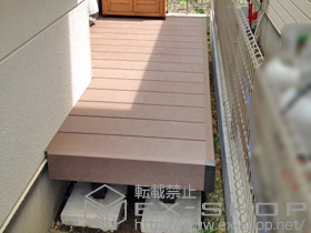 のウッドデッキ リコステージII 施工例