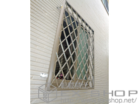 の面格子・窓格子 アルミ面格子 ヒシクロス 施工例