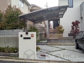 のカーポート カーブポートシグマIII 積雪〜30cm対応 施工例