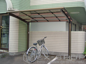 のサイクルポート・駐輪場 カーブポートシグマIII ミニ 施工例