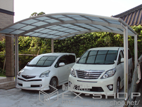 のカーポート レイナツインポートグラン　積雪〜20cm対応 施工例