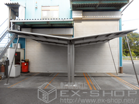 のカーポート レークポートシグマIII Y合掌 積雪〜20cm対応 施工例