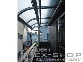 のバルコニー・ベランダ屋根 ライザーテラスII R型 屋根タイプ 単体 積雪〜20cm対応 施工例