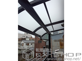 のバルコニー・ベランダ屋根 プレシオステラス R型 屋根タイプ 単体 積雪〜20cm対応 施工例