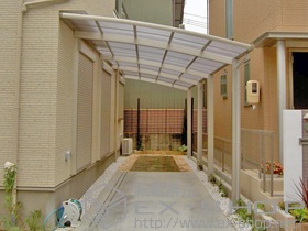 のカーポート レイナベーカポートグラン 縦連棟　積雪〜20cm対応 施工例