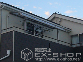 のバルコニー・ベランダ屋根 ライザーテラスII R型 屋根タイプ 単体 積雪〜20cm対応 施工例