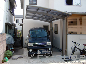 のカーポート カーブポートシグマIII 積雪〜20cm対応 施工例