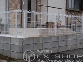 のフェンス・柵 メッシュフェンスG10-R 施工例