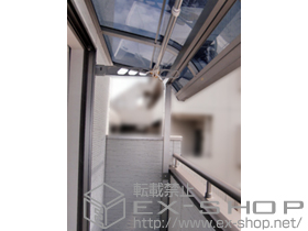 のバルコニー・ベランダ屋根 ライザーテラスII R型 屋根タイプ 単体 積雪〜20cm対応 施工例