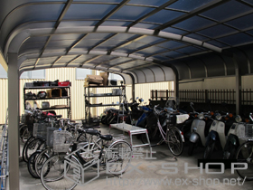 のカーポート テールポートシグマIII ワイド 縦連棟 積雪〜30cm対応 施工例