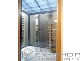 のテラス囲い・サンルーム ほせるんですII F型 1500 床納まり ランマ無し 積雪〜50cm対応 施工例